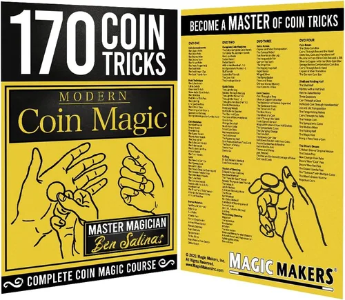 Miniatura 2 de Magic Makers Modern Coin Magic 170 Kit de trucos de monedas
