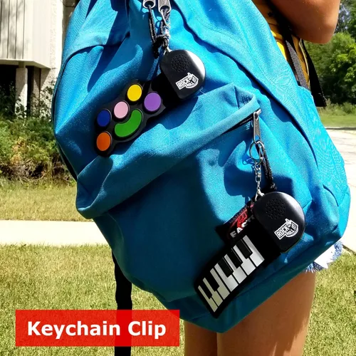 Miniatura 3 de Rock and Roll It - Micro Piano. Llavero de piano de trabajo real y jugable. Cuélgalo en una mochila y juega en cualquier lugar. Alfombrilla de piano