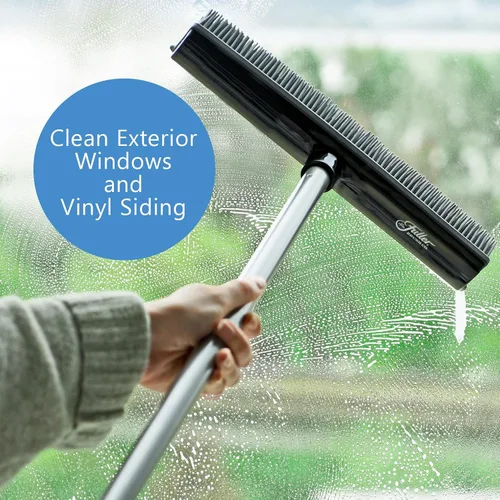 Miniatura 6 de Fuller Brush Escoba de goma, para alfombras, suelos, escaleras, tapicería, acción electrostática que elimina las partículas de suciedad del pelo