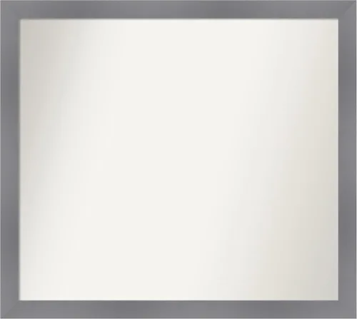 Miniatura 461 de Amanti Art Espejo personalizado, espejo de baño gris plomo a rayas, espejo de pared o espejo de tocador de baño sobre el fregadero