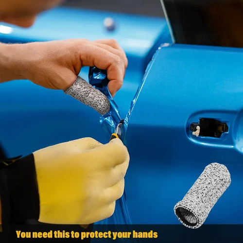 Miniatura 9 de Escobilla de goma para tintado de vehículos, herramientas PPF, kit de envoltura de coche, raspador de vástago de esquina, limpiador de agua