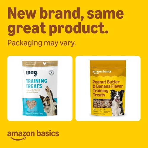 Miniatura 2 de Marca Amazon – Wag - Golosinas de entrenamiento con sabor a mantequilla de maní y plátano para perros, 2 libras (paquete de 1)