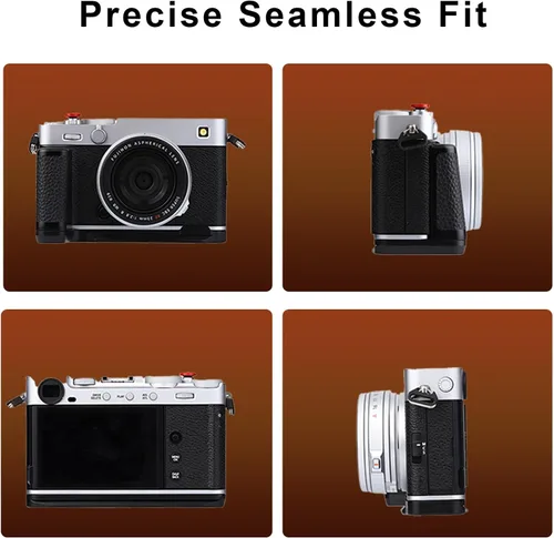 Miniatura 7 de Haoge Empuñadura para Fujifilm XE5 Cuerpo de cámara en forma de L Soporte de agarre HG-FUXE5N-B Negro con placa estándar Arca-Swiss