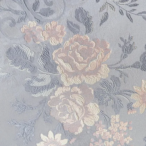 Miniatura 7 de Loom and Mill Cenefa de cascada de lujo, de jacquard, para sala de estar y dormitorio, elegantes cenefas florales europeas con borlas, cortinas azul