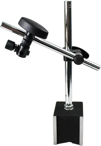 Miniatura 4 de HFS Soporte de base magnética R para indicador de dial de 132 lbs/60 kg Agujero de sujeción máximo de 0.315 in