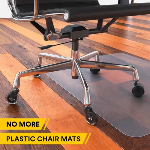 Miniatura 2 de Ruedas para silla de oficina solo para sillas IKEA Ruedas de goma suave para silla de computadora protegen tus suelos de madera mejor que
