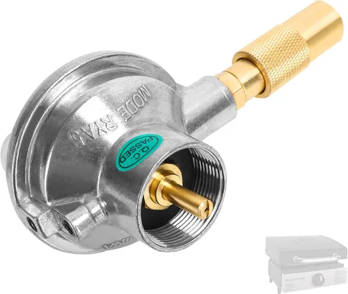 AJinTeby Regulador de parrilla de gas apto para parrillas de mesa Blackstone de 17 pulgadas y 22 pulgadas, para la serie Blackstone Adventure Ready