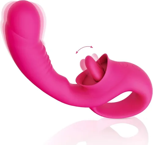 Vibrador de punto G para lamer el clítoris, estimulador de clítoris, estimulador de clítoris para mujeres, masajeador vibrador vibrador de clítoris