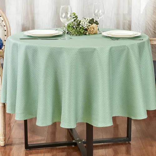 Miniatura 38 de Mantel rectangular de poliéster impermeable, resistente a las arrugas, lavable, mantel de tela diseño Jacquard