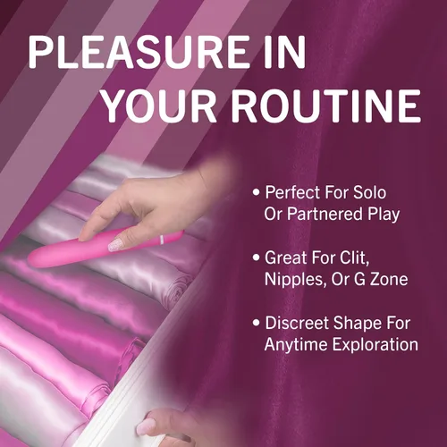 Miniatura 7 de Blush Rosé Luxuriate Vibrador de 7 pulgadas para mujeres, hombres y parejas, varita lisa satinada de múltiples velocidades, potente estimulador