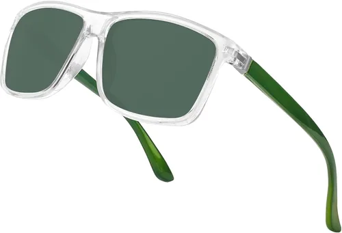 Miniatura 10 de Gafas de sol polarizadas deportivas para hombre, gafas de marco cuadrado NP1007