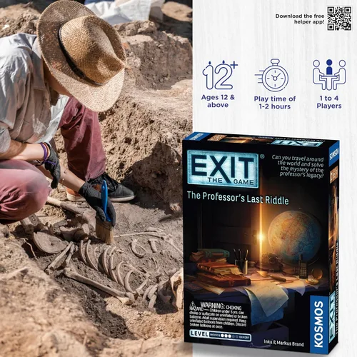 Miniatura 2 de EXIT: El Último Acertijo del Profesor Sala de Escape Rompecabezas Resolución de Misterios Caza del Tesoro Juego de Kosmos Sala de Escape