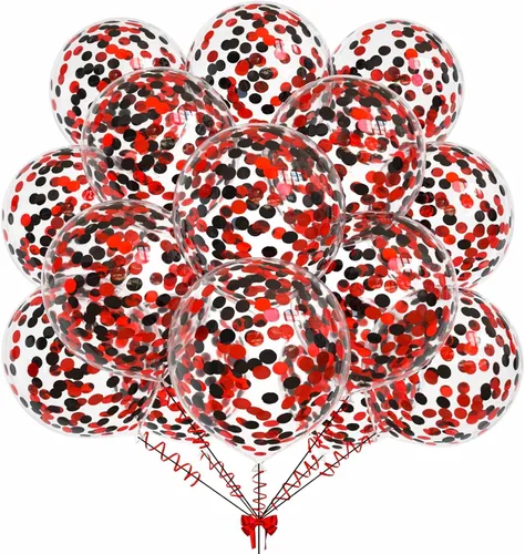 Miniatura 3 de 50 globos de confeti de papel de aluminio verde aguacate, globos de látex de 12 pulgadas con confeti verde aguacate en el interior para cumpleaños