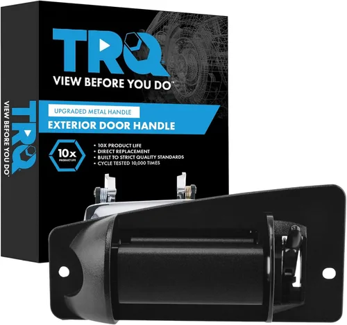 Miniatura 172 de TRQ Manija de puerta exterior delantera derecha cromada para el lado del pasajero compatible con Dodge Durango Jeep Grand Cherokee 2011-2021