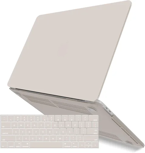 Miniatura 34 de IBENZER Compatible con Funda para MacBook Pro de 15 Pulgadas 2019 2018 2017 2016 A1990 A1707, Funda Rígida de Plástico con Cubierta de Teclado