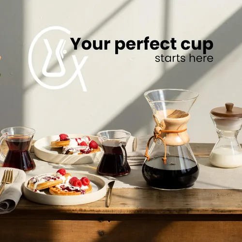Miniatura 6 de Chemex Cafetera de vidrio para verter - Serie clásica - 3 tazas - Embalaje exclusivo