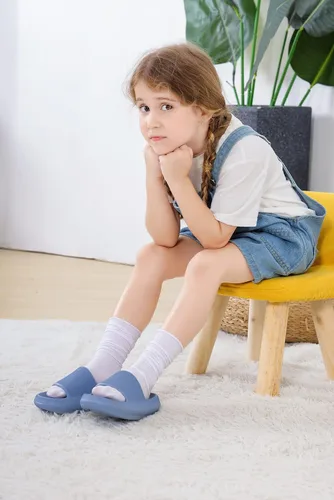 Miniatura 7 de Youecci Sandalias de nube para niños, sandalias de ducha, sandalias de baño, piscina, cómodas pantuflas de suela gruesa, zapatos de playa