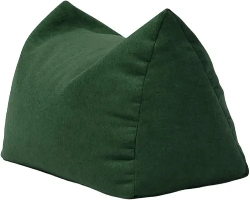 Miniatura 12 de Sillón puf, asiento suave para el suelo, reposapiés acolchado, otomana de relleno de gránulos EPP, cómoda silla de sofá para sala de estar, balcón