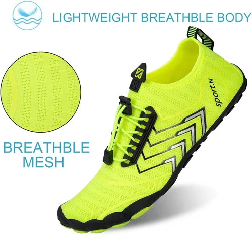 Miniatura 6 de Zapatos de agua para hombre, de secado rápido, calcetines para agua, para exteriores, zapatos deportivos para kayak, lancha, senderismo, surf