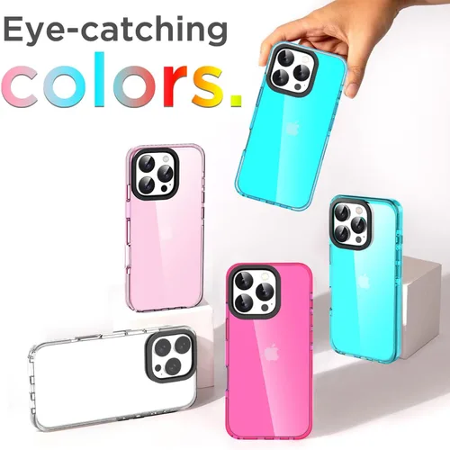 Miniatura 225 de AICase Funda protectora para iPhone 16 compatible con iPhone 16, delgada, ligera, transparente [no amarillenta] Diseño vibrante