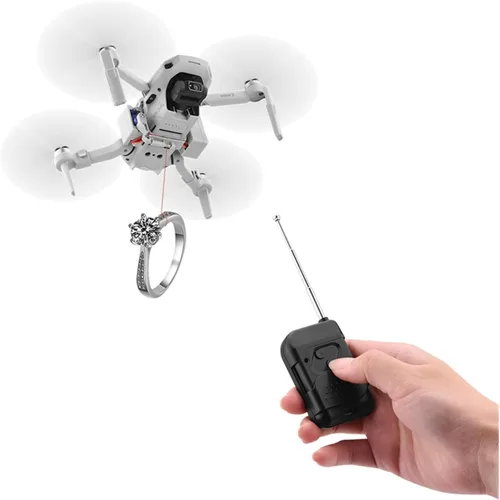 Miniatura 5 de Sistema de lanzamiento de aire para DJI Mavic Pro/2/3/AIR 2/MINI 1/2/SE/MINI 3 Drone pesca cebo anillo de boda regalo lanzamiento de rescate