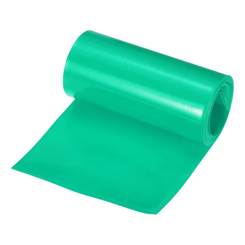 Miniatura 57 de MECCANIXITY Envoltura de Batería de PVC Termorretráctil de 127 mm de Diámetro 200 mm Plana 10 Pies (3 metros) Negra con Buena Aislación para Paquete