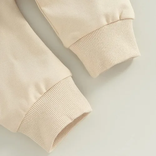 Miniatura 7 de Conjunto de ropa para niños pequeños, sudadera de retazos, manga larga, pantalones sólidos, para otoño e invierno