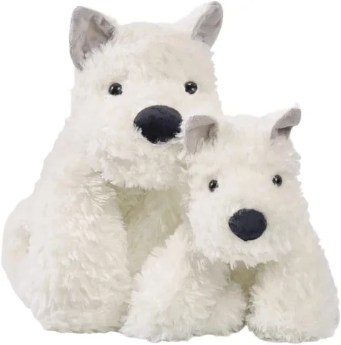 Miniatura 5 de Adorable juguete de peluche para perro West Highland White Terrier - Juguete de peluche suave de 8.6 pulgadas, el mejor amigo de los niños