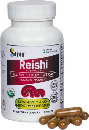 Miniatura 10 de Sayan Extracto de hongo chaga siberiano – 90 cápsulas/420 mg ea – Suplemento antioxidante natural y de cosecha silvestre – Apoyo del sistema