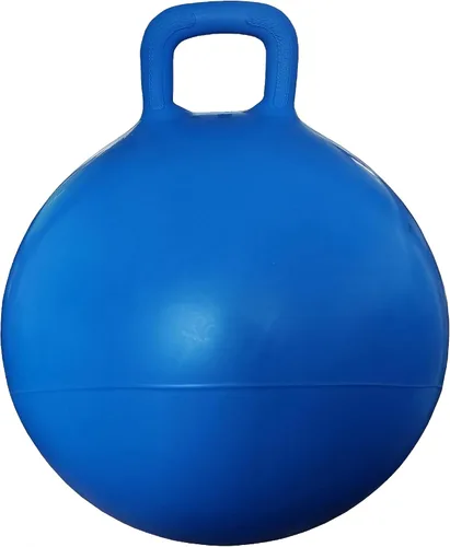 Miniatura 3 de AppleRound Hippity Hoppity - Pelota de salto con bomba, pelota inflable con mango, 20 pulgadas para edades de 7 a 10 años, gorila canguro, tolva Azul