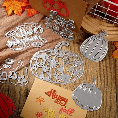 Miniatura 3 de Troqueles de metal para Halloween, plantillas de corte de araña, fantasma feliz, plantillas de corte, plantillas de papel para manualidades