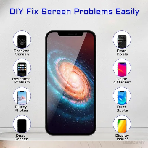 Miniatura 5 de [OLED] para iPhone 12 reemplazo de pantalla con altavoz frontal sensor de proximidad OLED para iPhone 12 Pro 3D pantalla táctil digitalizador 6.1
