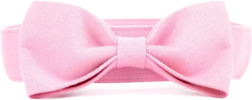 Miniatura 19 de Collar de esmoquin con moño para perro Segarty - Corbatín negro con corbata de cuello ajustable y hecha a mano en blanco para gatos y perros machos