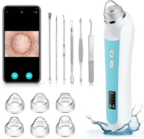 Miniatura 7 de Aspiradora Removedora de Puntos Negros, Aspiradora de Poros con Interfaz USB, Herramienta de Extracción de Puntos Negros con Cámara para Hombres