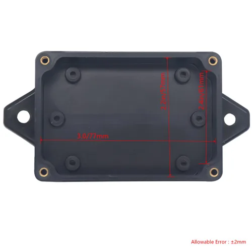 Miniatura 3 de Project Box IP65 Caja de Conexiones Impermeable de Plástico ABS Cajas Eléctricas Caja de Proyecto Electrónico DIY Carcasa de Alimentación con Oreja