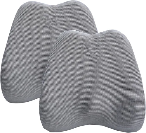 Miniatura 19 de ZTGL Almohada de apoyo de espalda, cojín para asiento de automóvil, escritorio y silla de oficina para postura y apoyo lumbar, almohadas de espuma