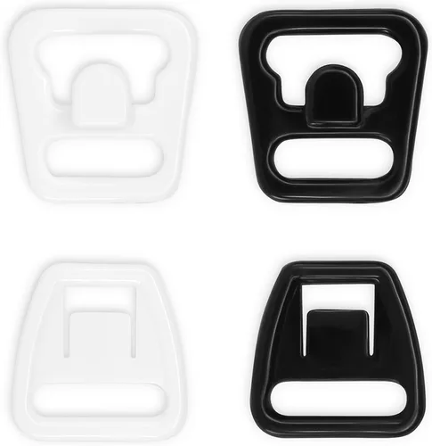 Miniatura 4 de Dritz Pinzas para sujetador superior para mujer, negro, blanco, 3 8 pulgadas de EE. UU