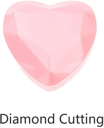 Miniatura 2 de Caja de anillo con forma de corazón con luz LED, soporte de terciopelo, organizador de cofre de joyería, aretes, caja de presentación de joyas