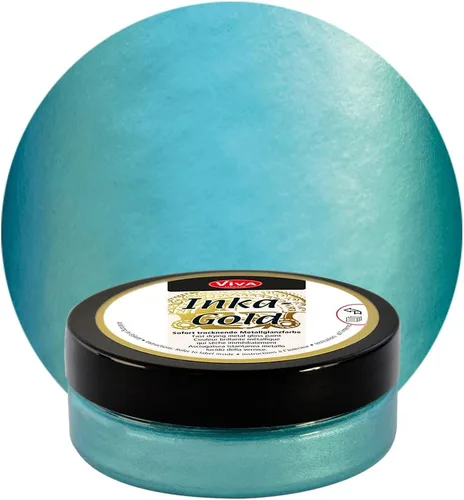 Miniatura 17 de Viva Decor Inka Gold Gilding Wax2.3 oz (violeta) - Pasta de pulido metálica a base de cera de fácil aplicación. Brillo metálico de secado rápido