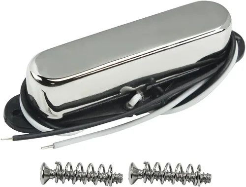 Miniatura 12 de FLEOR Alnico 5 Black TL Bridge Pickup para guitarra eléctrica estilo TL Pieza Negro