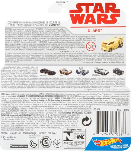 Miniatura 4 de Hot Wheels Star Wars C-3PO, Vehículo