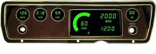 Miniatura 10 de Intellitronix Panel de medidor digital LED para Dodge Duster/Dart (1970-1976) DP1805B (azul)