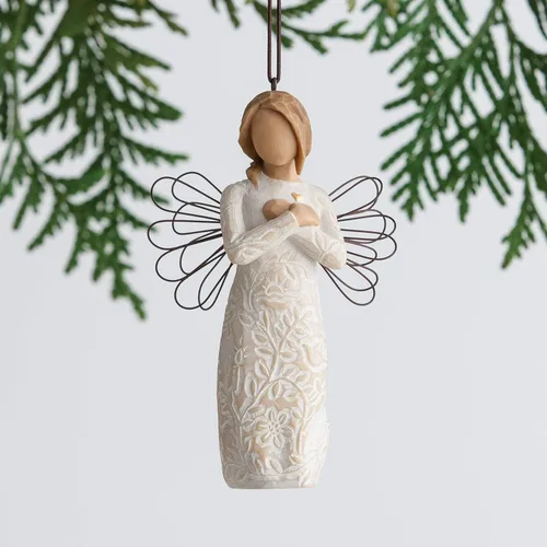 Miniatura 2 de Ángel de Recuerdo de Willow Tree (Piel más Clara) Adorno, Recuerdos... Guarda Cada uno con Seguridad en Tu Corazón, Un Regalo para Expresar