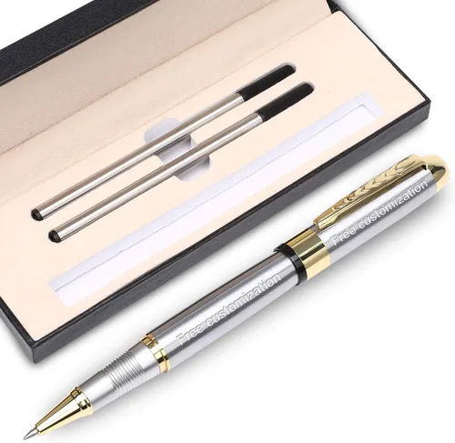 1314 Bolígrafo de grabado gratis, bolígrafos personalizados, bolígrafo de rodillo, bolígrafo, bolígrafo de bola, bolígrafo de repuesto mediano,
