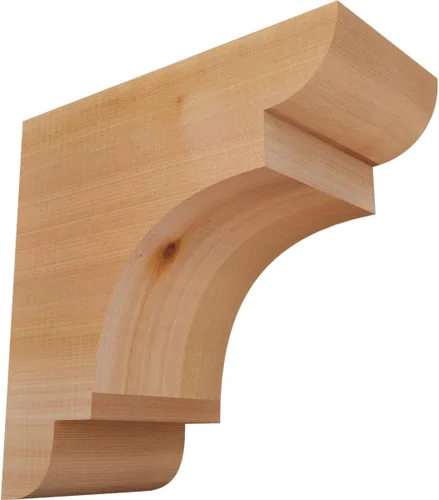 Miniatura 9 de Ekena Millwork COR04X12X12NEB00RWR 4 pulgadas de ancho x 12 pulgadas de profundidad x 12 pulgadas de alto New Brighton Rough Sawn Corbel, cedro rojo
