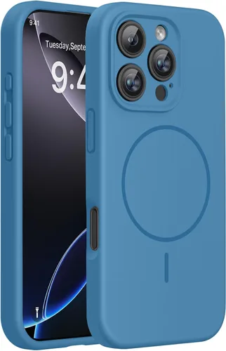 Miniatura 124 de Miracase Funda diseñada para iPhone 13, con protector de pantalla de vidrio templado, forro de microfibra suave antiarañazos, funda de goma