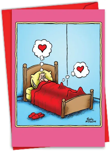 Miniatura 15 de NobleWorks Tarjeta de papel histérica del día de San Valentín con sobre de 5 x 7 pulgadas (1 tarjeta) poema cuchara C10403VDG