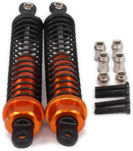 Miniatura 4 de Juego de 4 resortes amortiguadores ajustables a control remoto, piezas de actualización de 3.386 in 1/16 para camiones todoterreno HPI HSP Traxxas