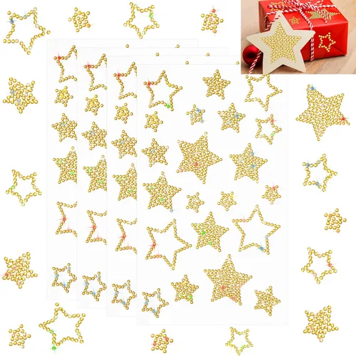 Miniatura 15 de Epakh 76 piezas calcomanías de cruz de diamantes de imitación plateados, calcomanías de cruz con purpurina brillante de cristal, calcomanías