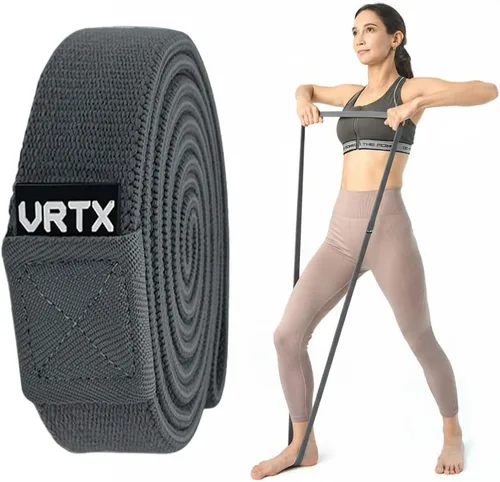 Miniatura 10 de VRTX No.00 Bandas de resistencia de tela para hombres y mujeres Banda larga de ejercicio para entrenamiento, estiramiento, yoga, entrenamiento